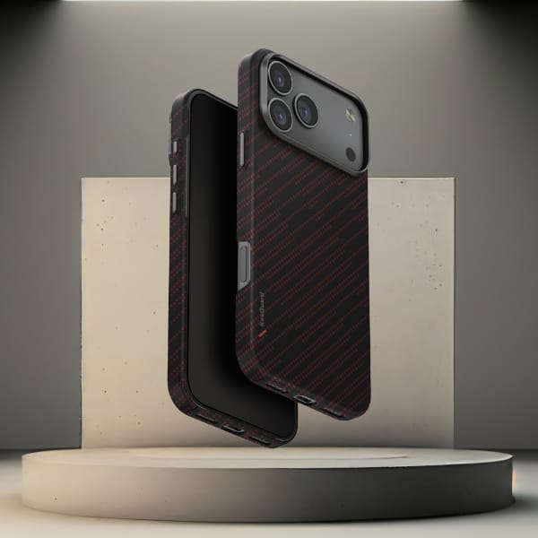 Etui UNIQ Keva EDGE do iPhone 17 Pro Max Magclick Charging pomarańczowy