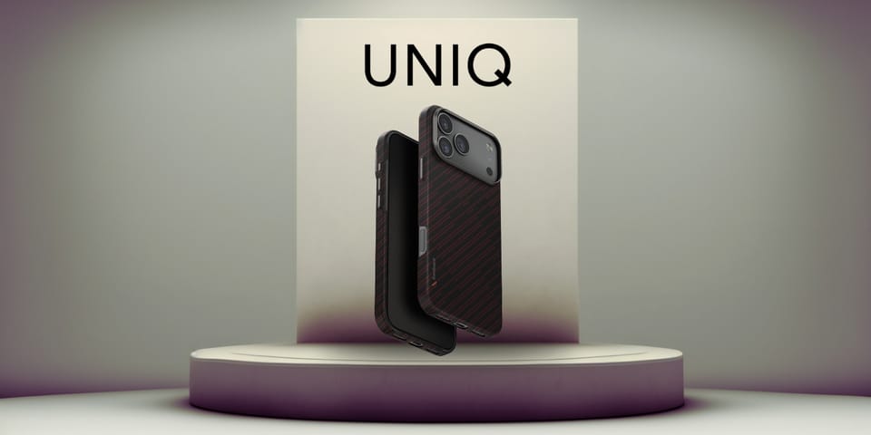 Etui UNIQ Keva EDGE do iPhone 17 Pro Max Magclick Charging pomarańczowy