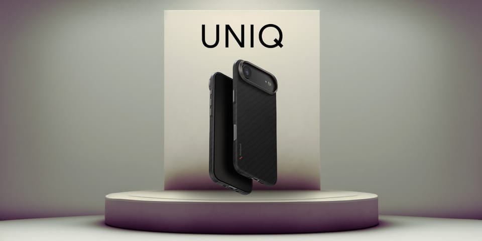 Etui UNIQ Keva EDGE do iPhone Air        Magclick Charging czarny