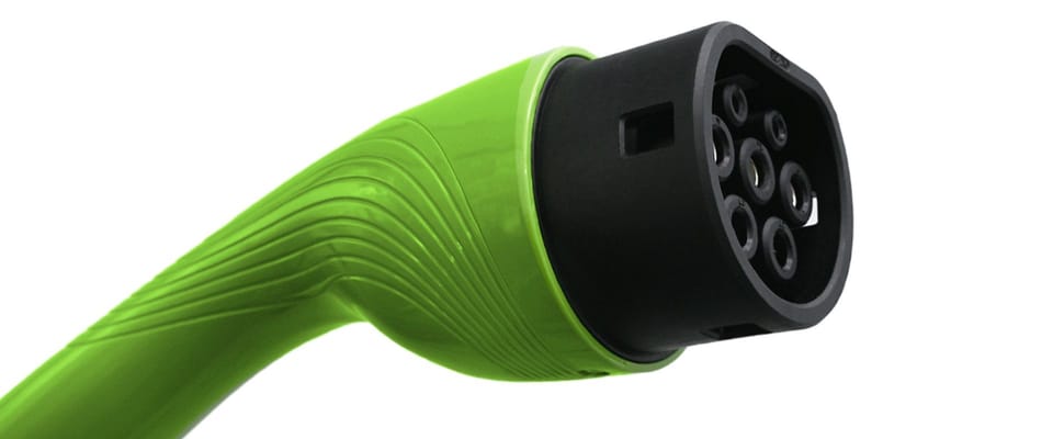 Qoltec Mobilna ładowarka do samochodu elektrycznego EV z regulacją 2w1 Typ2 | 3.5kW | 230V | LCD |  5m