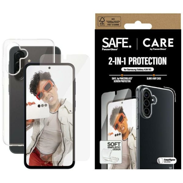 Zestaw ochronny CARE by PanzerGlass      Fashion 2w1 Etui+Szkło do Samsung Galaxy A36 5G