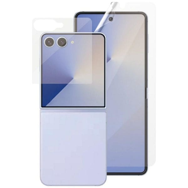 Zestaw ochronny PanzerGlass FlipFoldFlex 2w1 Szkło Classic Fit + Folia Ultra-Wide Fit TPU do Samsung Galaxy Flip7