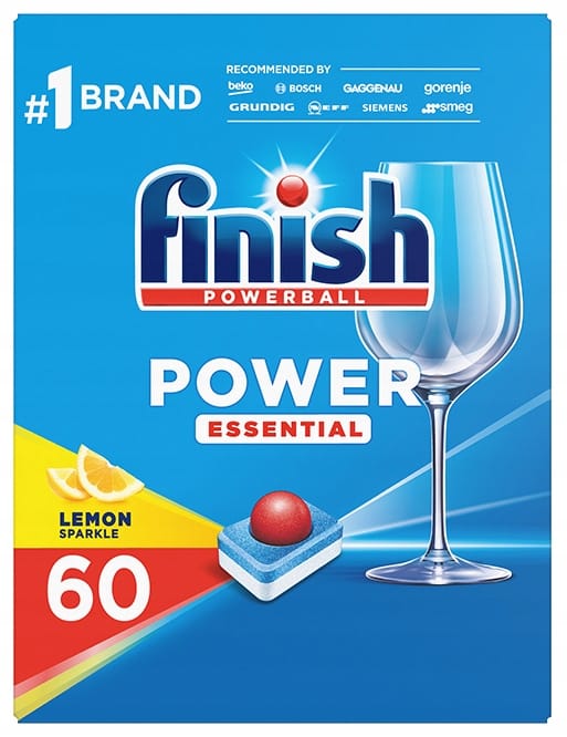 Kapsułki do zmywarki FINISH POWERBALL Quantum Lemon (60szt)