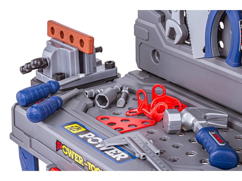 Zestaw Majsterkowicza Mechanika Warsztat Stolarski Walizka Stolik Wkrętarka Narzędzia