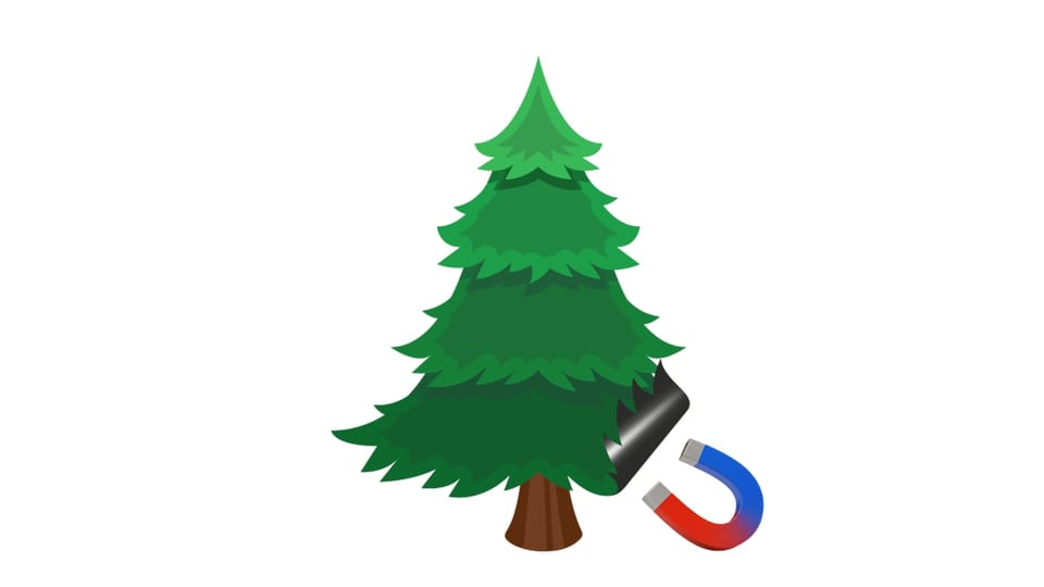 Choinka magnetyczna PIERNIKI zestaw kreatywny ZK-CHM-02 BIURFOL