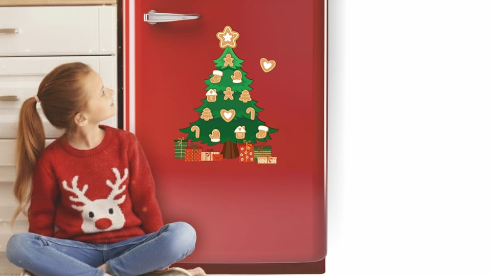 Choinka magnetyczna PIERNIKI zestaw kreatywny ZK-CHM-02 BIURFOL