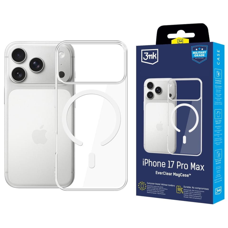 Etui 3MK EverClear MagCase do Apple      iPhone 17 Pro Max