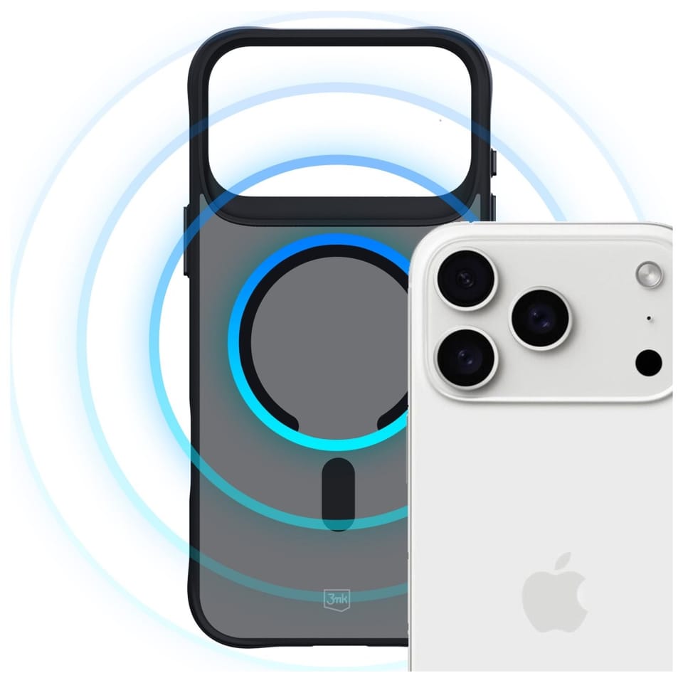 Etui 3MK Smoke MagCase do Apple iPhone   17 Pro Max