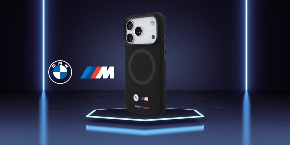 Etui BMW M Silicon Logo MagSafe do       iPhone 17 Pro czarny