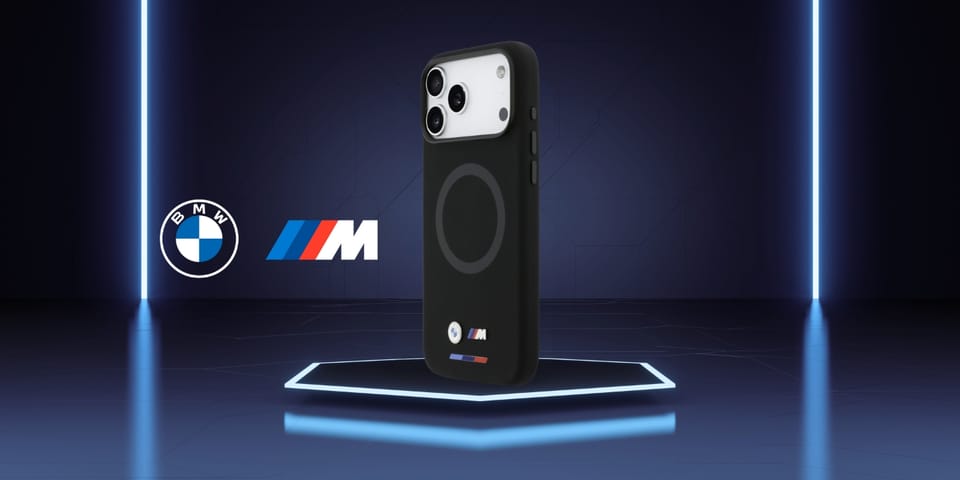 Etui BMW M Silicon Logo MagSafe do       iPhone 17 Pro Max czarny