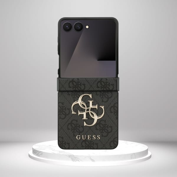Etui Guess Big 4G Logo Classic Logo do   Samsung Galaxy Z Flip7 czarny