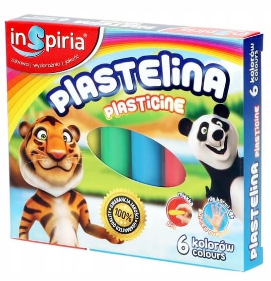 Plastelina 6 kolorów 0463-0001-99 Panta Plast