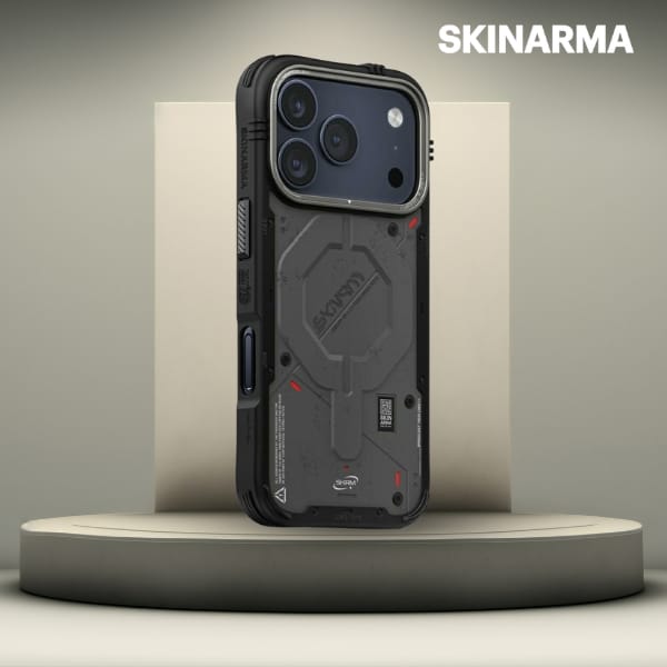 Etui Skinarma Vigor MagSafe do iPhone 17 Pro grafitowy