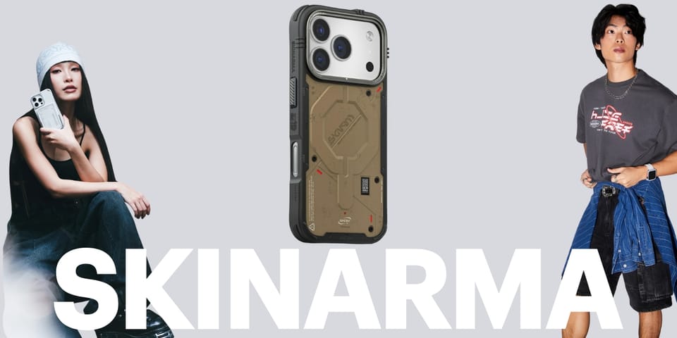 Etui Skinarma Vigor MagSafe do iPhone 17 Pro kamienny