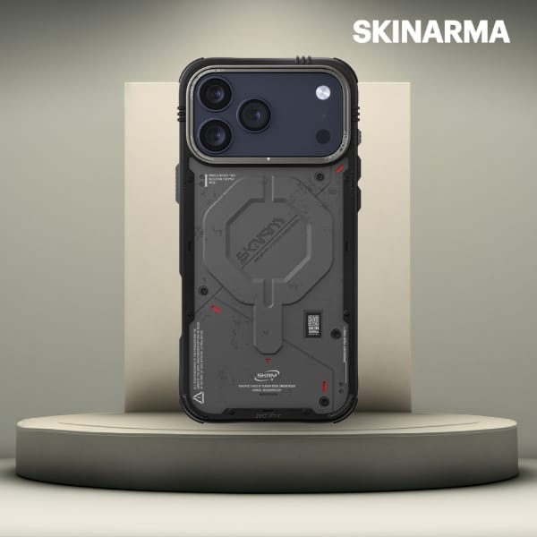 Etui Skinarma Vigor MagSafe do iPhone 17 Pro Max grafitowy