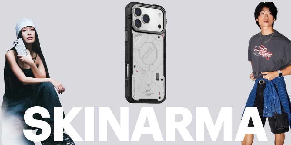 Etui Skinarma Vigor MagSafe do iPhone 17 Pro Max jasnoszary