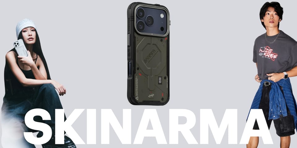 Etui Skinarma Vigor MagSafe do iPhone 17 Pro zielony