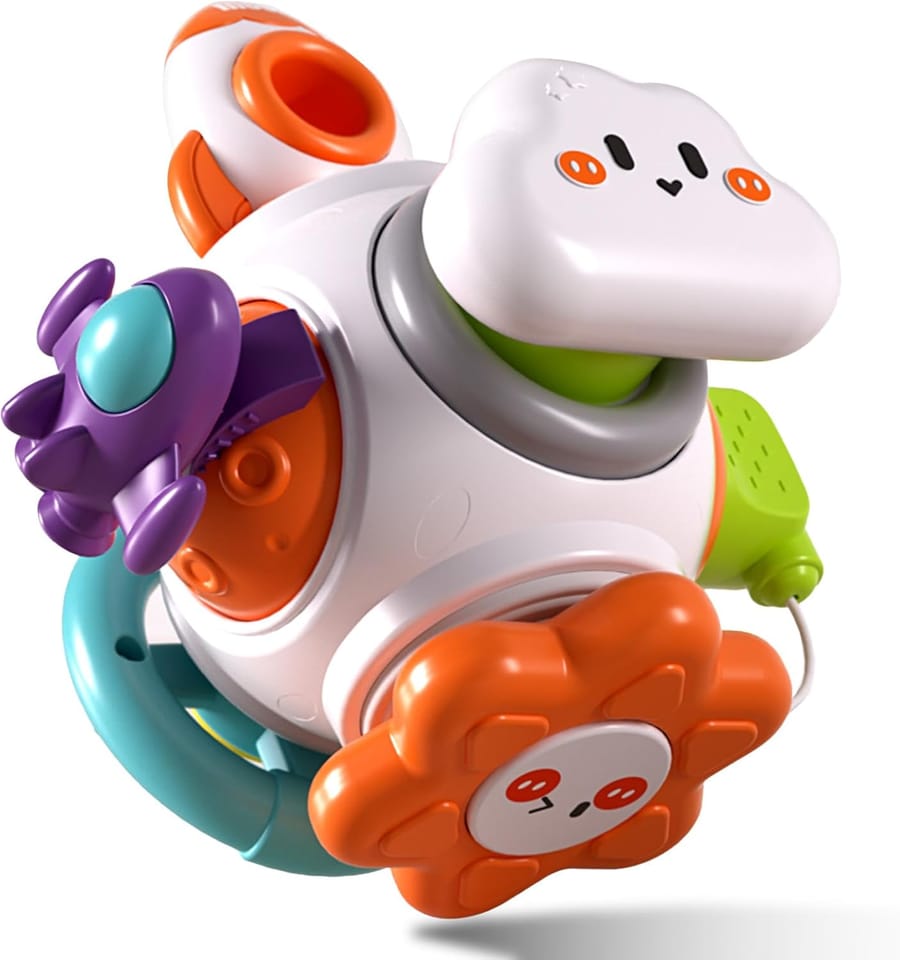 Kostka Sensoryczna Edukacyjna Interaktywna Zabawka Stacja Kosmiczna Rakieta