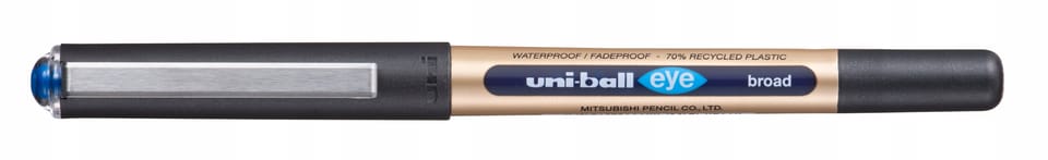 Pióro kulkowe UNI UB-150-10E ekologiczne niebieskie 1,0mm UNUB150E/NI