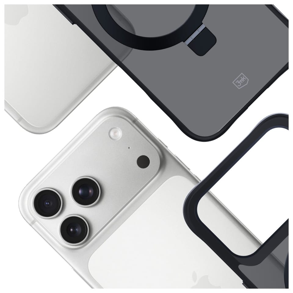 Etui 3MK Smoke Case Mag&Stand do Apple   iPhone 17 Pro Max