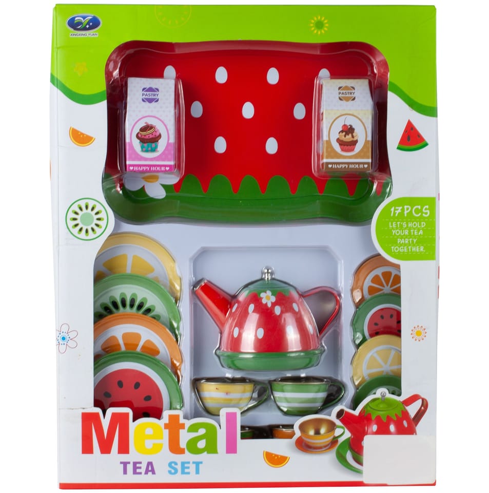 Zestaw Kawowy, do Parzenia Herbaty Kawy Czajnik Filiżanki + Akcesoria 17 el.