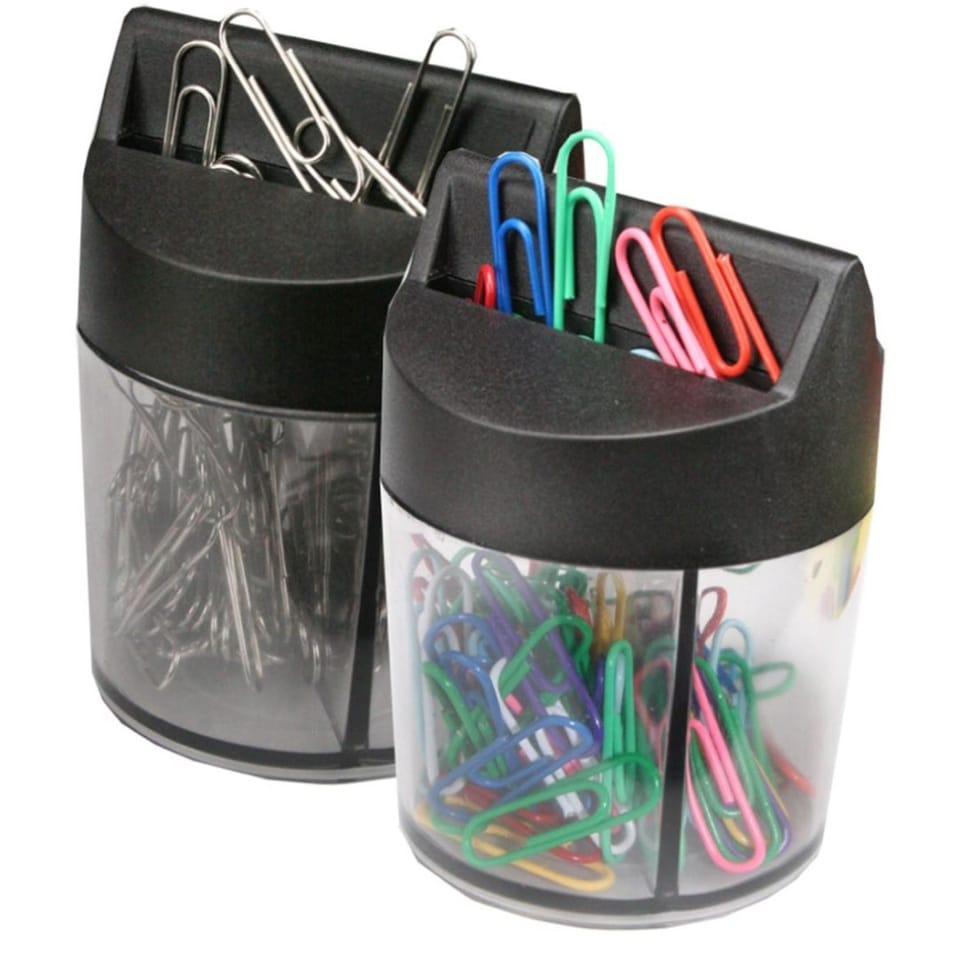 Spinacz 28mm kolor. pud.magnet 127593 100szt. TITANUM