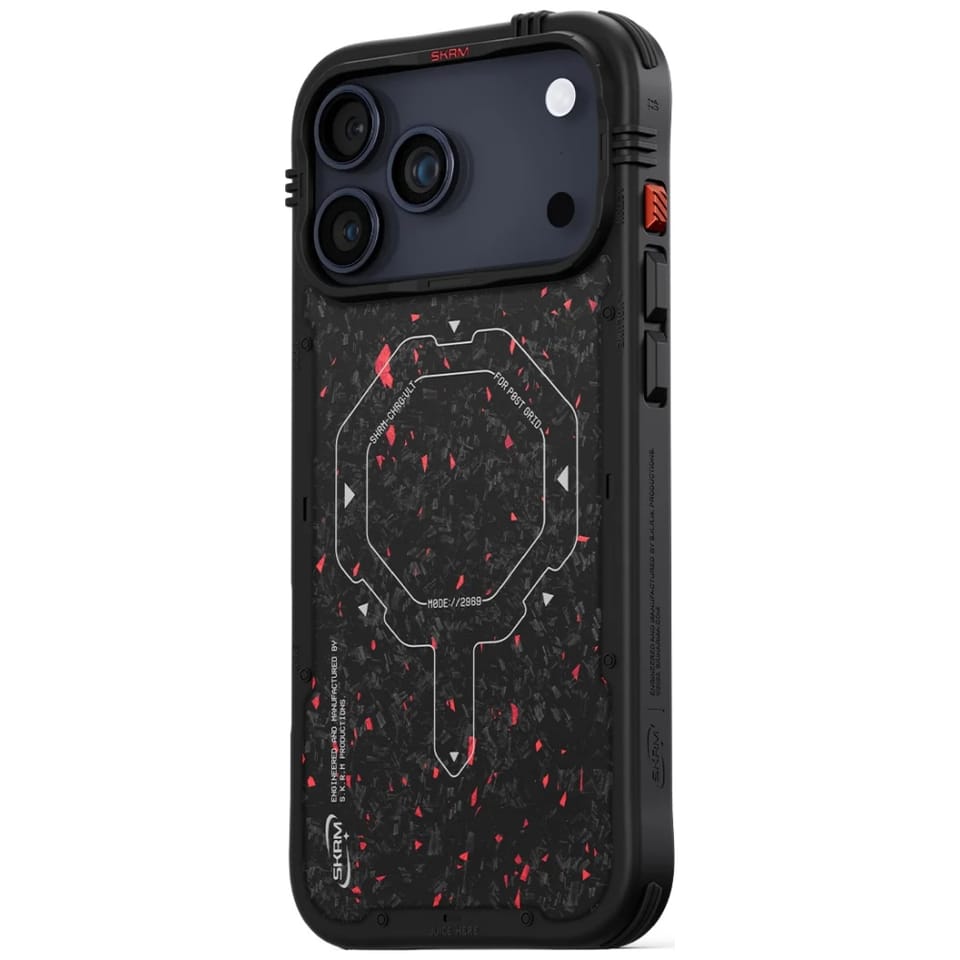 Etui Skinarma Vektor MagSafe do iPhone   17 Pro onyx