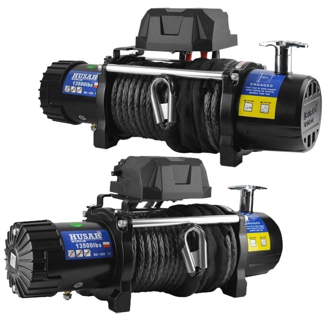 Wyciągarka elektryczna Husar BST 13500 Lbs 12V Lina syntetyczna do 6124 kg