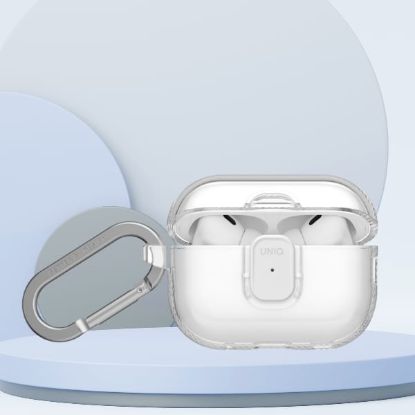 Etui UNIQ Glase Pro do AirPods Pro 3     Lock Case przezroczysty