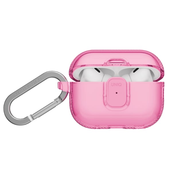 Etui UNIQ Glase Pro do AirPods Pro 3     Lock Case różowy