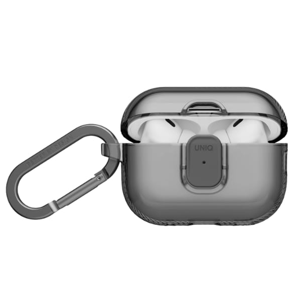Etui UNIQ Glase Pro do AirPods Pro 3     Lock Case smoke