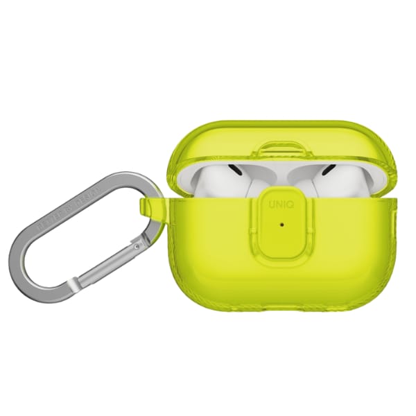Etui UNIQ Glase Pro do AirPods Pro 3     Lock Case żółty