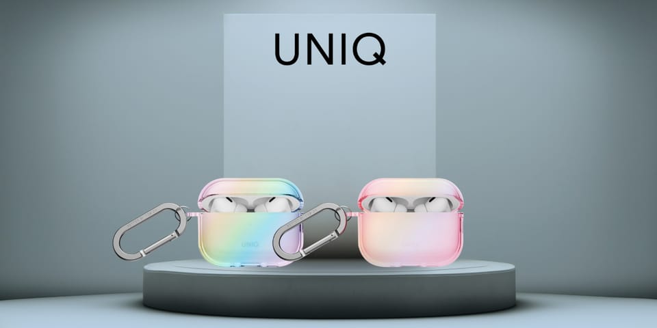 Etui UNIQ Iridescia do AirPods Pro 3     Hang Case holo quartz