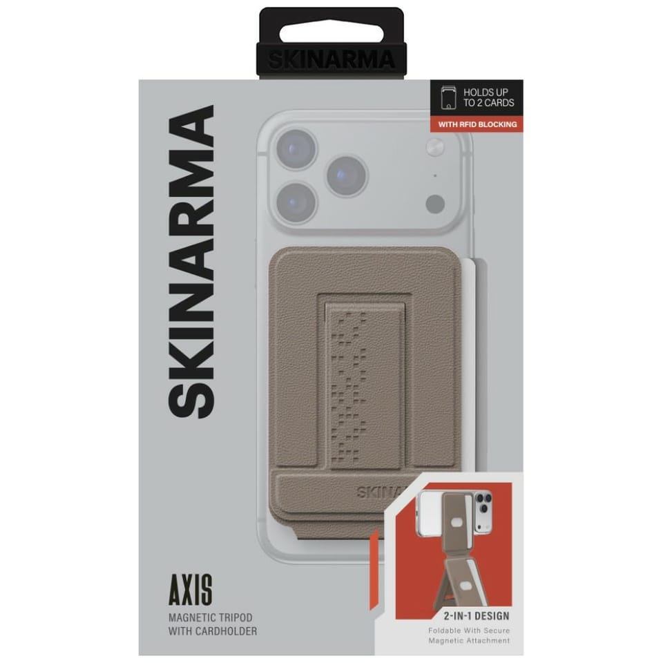 Portfel Skinarma Axis magnetyczny        składany tripod Khaki