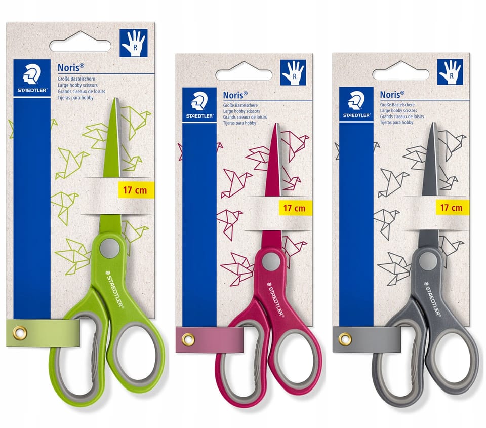 Nożyczki Noris Club dla dzieci 17cm kolorowe ostrze STAEDTLER S 965 17P BK