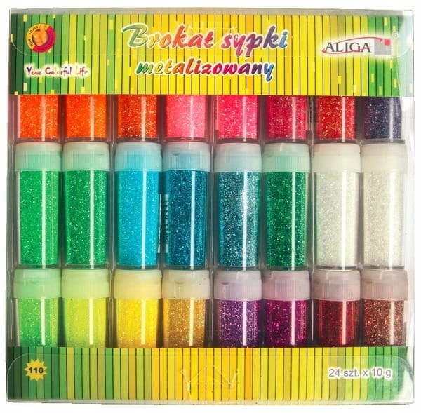 Brokat WMT-0441(110) 10g metalizowany 24 kolory ALIGA