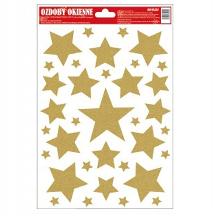 Witraż Gwiazdki wielokrotnego użycia STXWG-5003 BREWIS