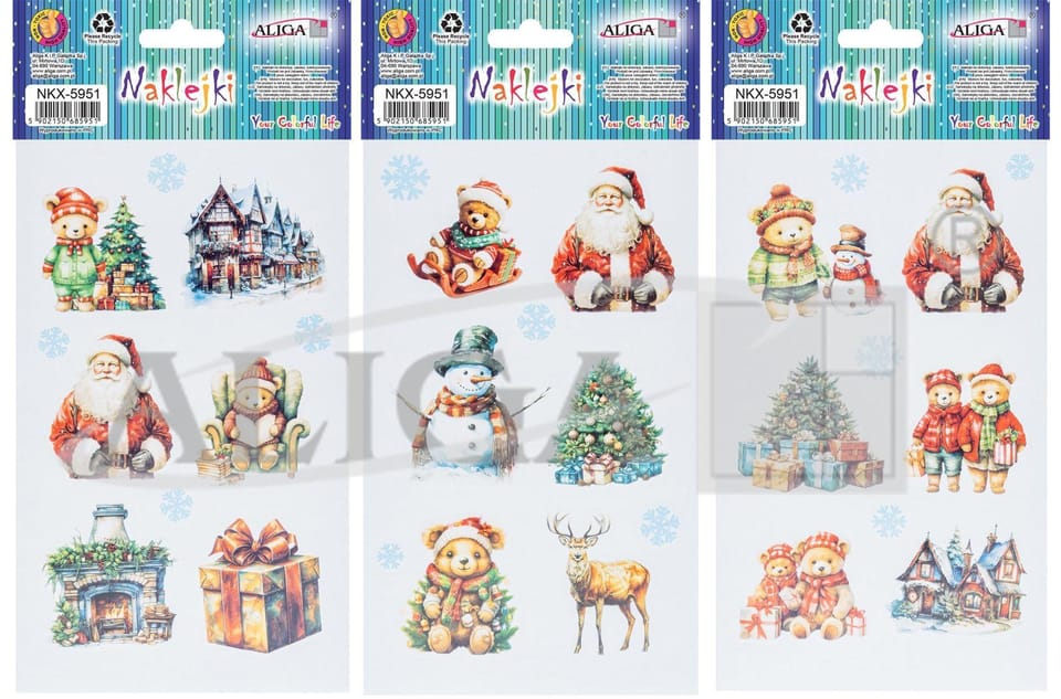 Naklejki świąteczne NKX-5951 ALIGA