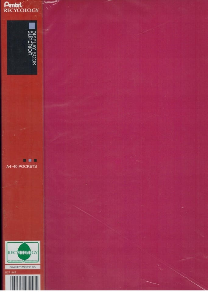 Album ofertowy A4 40kieszeni czerwony DCF144B SUPERIOR PENTEL