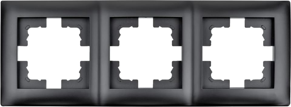 Ramka potrójna czarna WESA LC-49C
