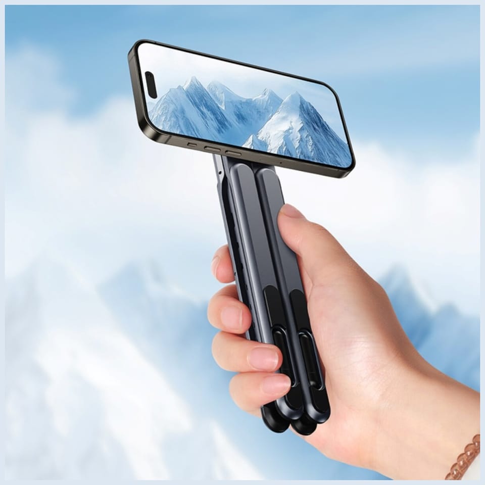 Podstawka pod laptop/tablet/smartphone   4smarts kompatybilna z MagSafe kosmiczna szarość