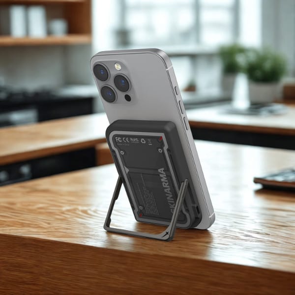 Powerbank Skinarma Nexus Mecha Magnetic  Kick-Stand 5000mAh 20W PD USB-C MagSafe czarny