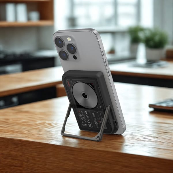 Powerbank Skinarma Nexus Nova Magnetic   Kick-Stand 5000mAh 20W PD USB-C MagSafe czarny