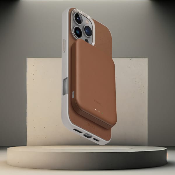 Powerbank UNIQ Lyden Lexa Magnetic       5000mAh PD USB-C MagSafe karmel