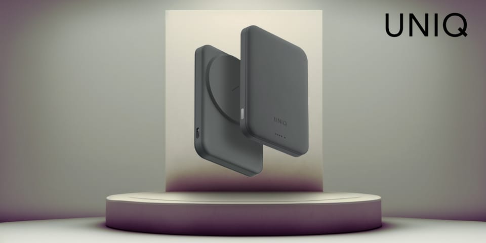 Powerbank UNIQ Lyden Lexa Magnetic       5000mAh PD USB-C MagSafe zielony