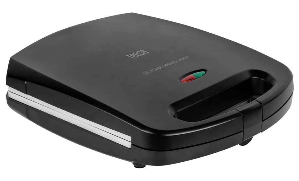 Opiekacz do kanapek z ceramicznymi wkładami na 4 kanapki Tessa