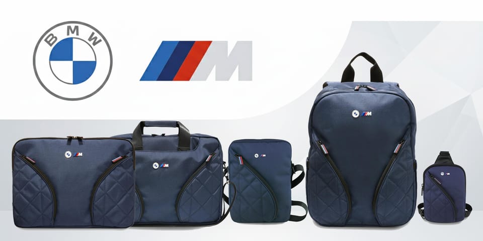 Torba BMW Nylon Pockets&Metal Logo 10"   granatowy