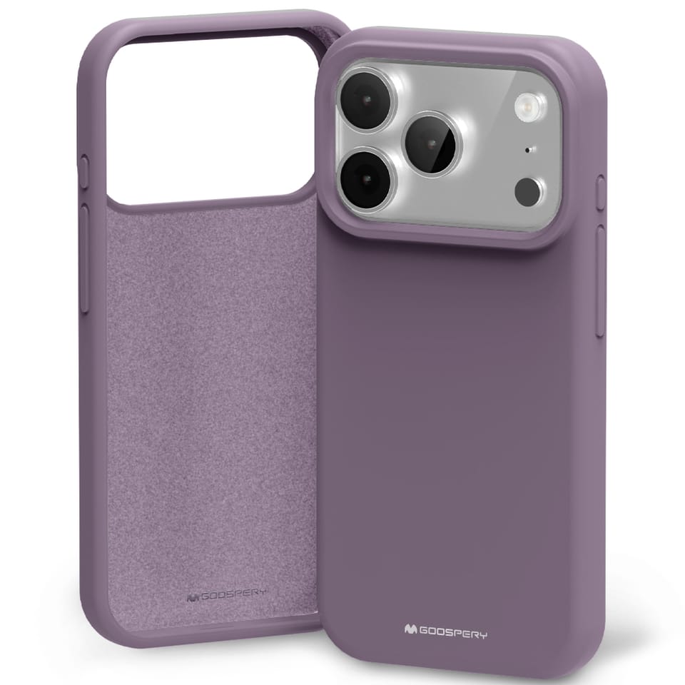 Etui Mercury Silicone do iPhone 17 Pro   fioletowy