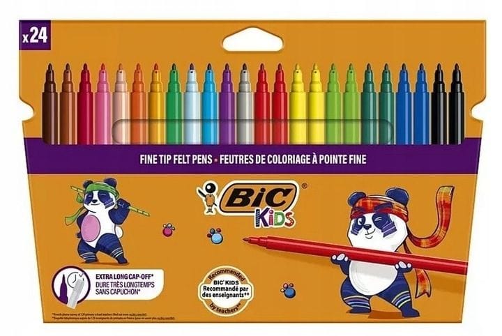 Flamastry BIC VISA KIDS 24 kolory 520046