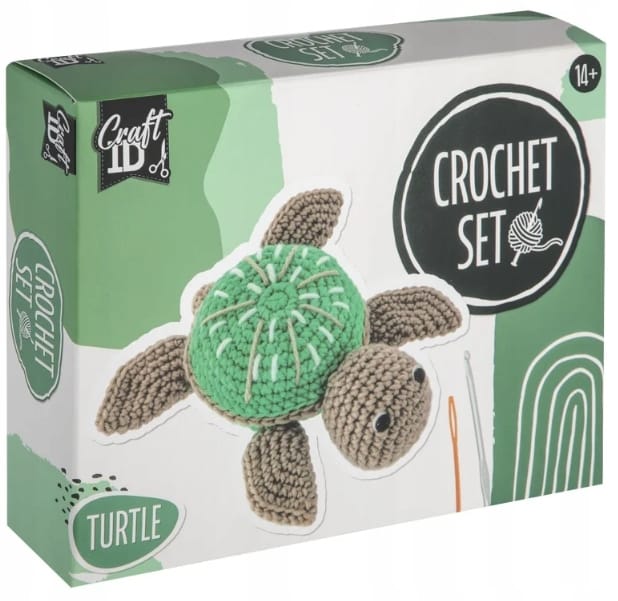 Zestaw do szydełkowania ŻÓŁWIK 14,5x4x16cm CR1706/GE GRAFIX